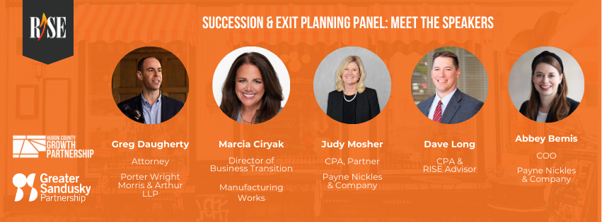 succession & exit planning panel Meet the speakers